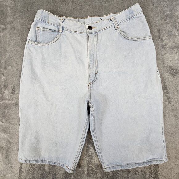 Candie's‎ Shorts Jorts Size 13/14 Light Wash High Waist Mom Skater 90's Y2K - Picture 1 of 10